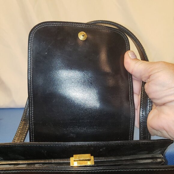 RARE Vintage 60's Gucci Kelly Handbag w/Lapis Lazuli Beads - Picture 8 of 16